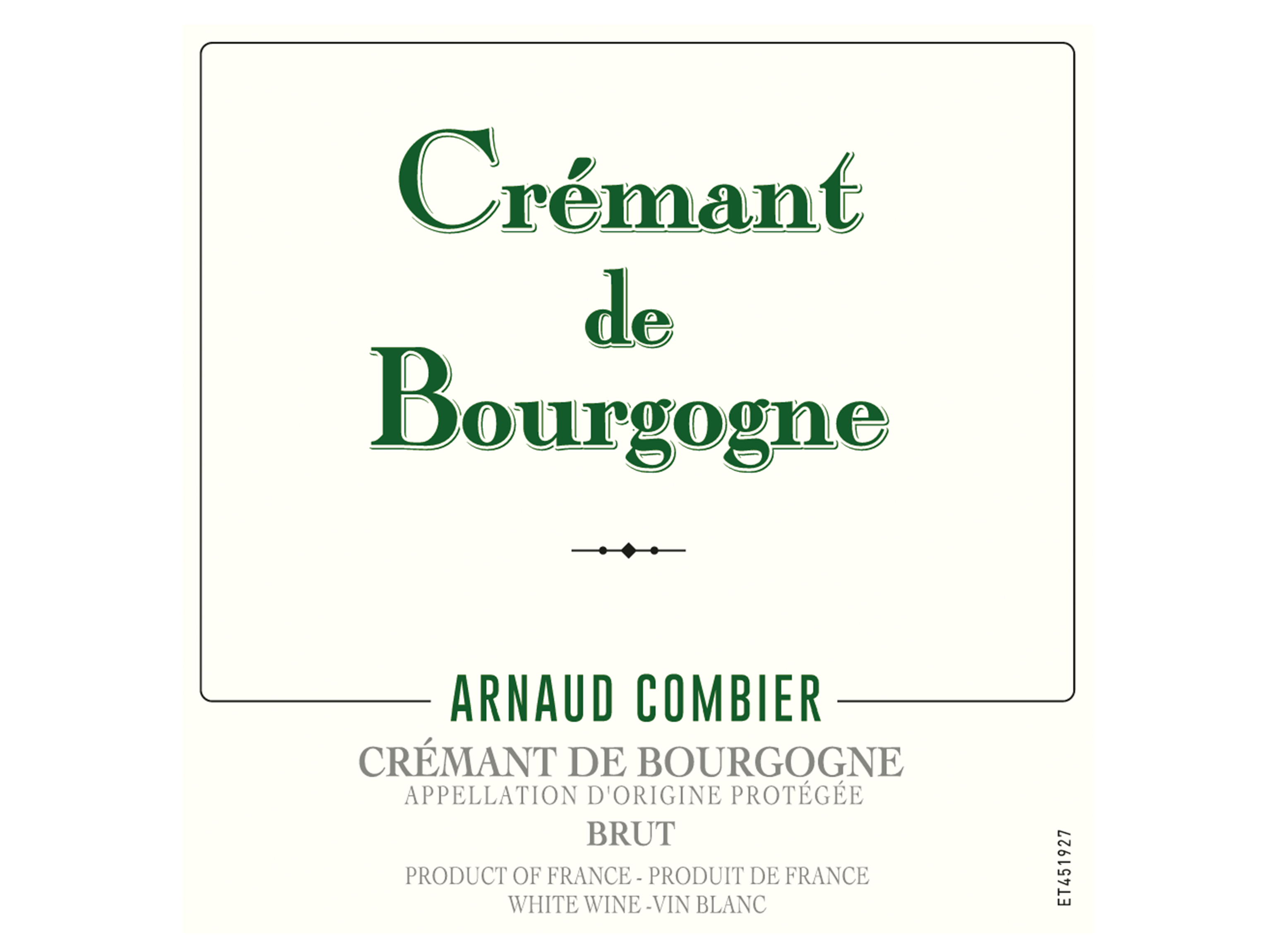 CREMANT DE BOURGOGNE NM 75cl EN
