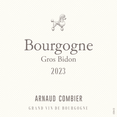 ETIQUETTE PREMIERE GOUTTE ROUGE