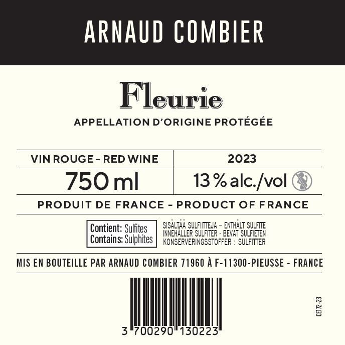 ETIQUETTE PREMIERE GOUTTE ROUGE