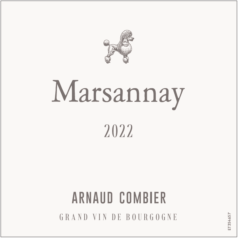 ROUGE villa des anges by Jeff Carrel Etiquette