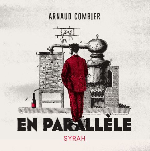 ROUGE villa des anges by Jeff Carrel Etiquette