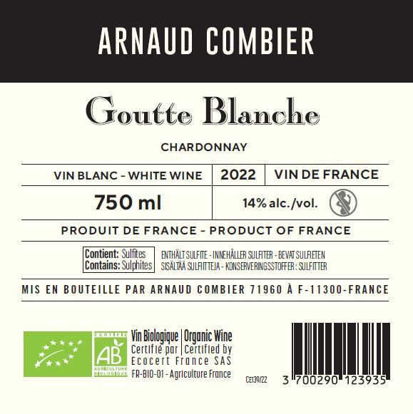 ETIQUETTE PREMIERE GOUTTE ROUGE