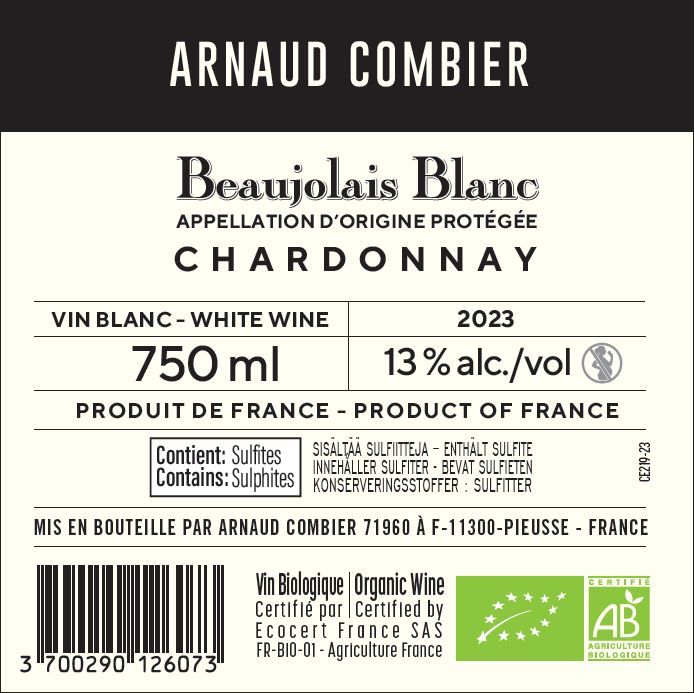 ROUGE villa des anges by Jeff Carrel Etiquette